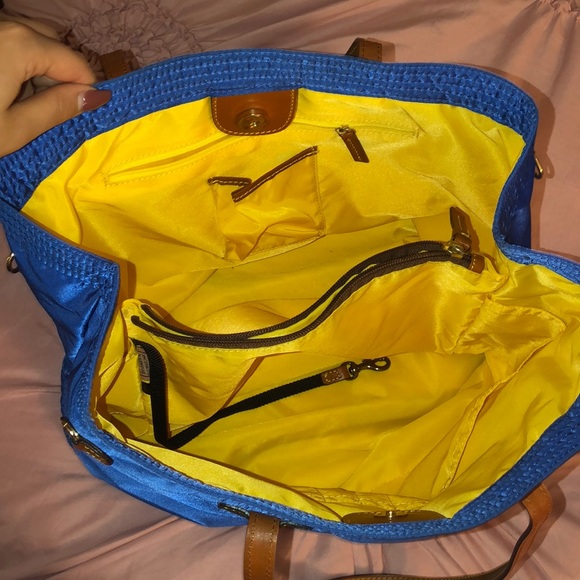 Dooney and Bourke Tan Strapped Tote - Picture 2 of 5